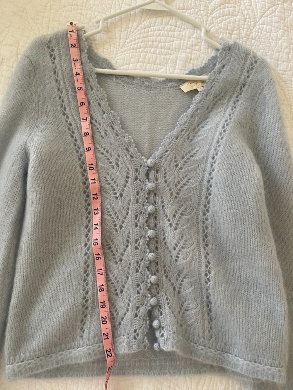 Sézane Angelo Cardigan in Blue Size S Like New - Picture 4 of 9